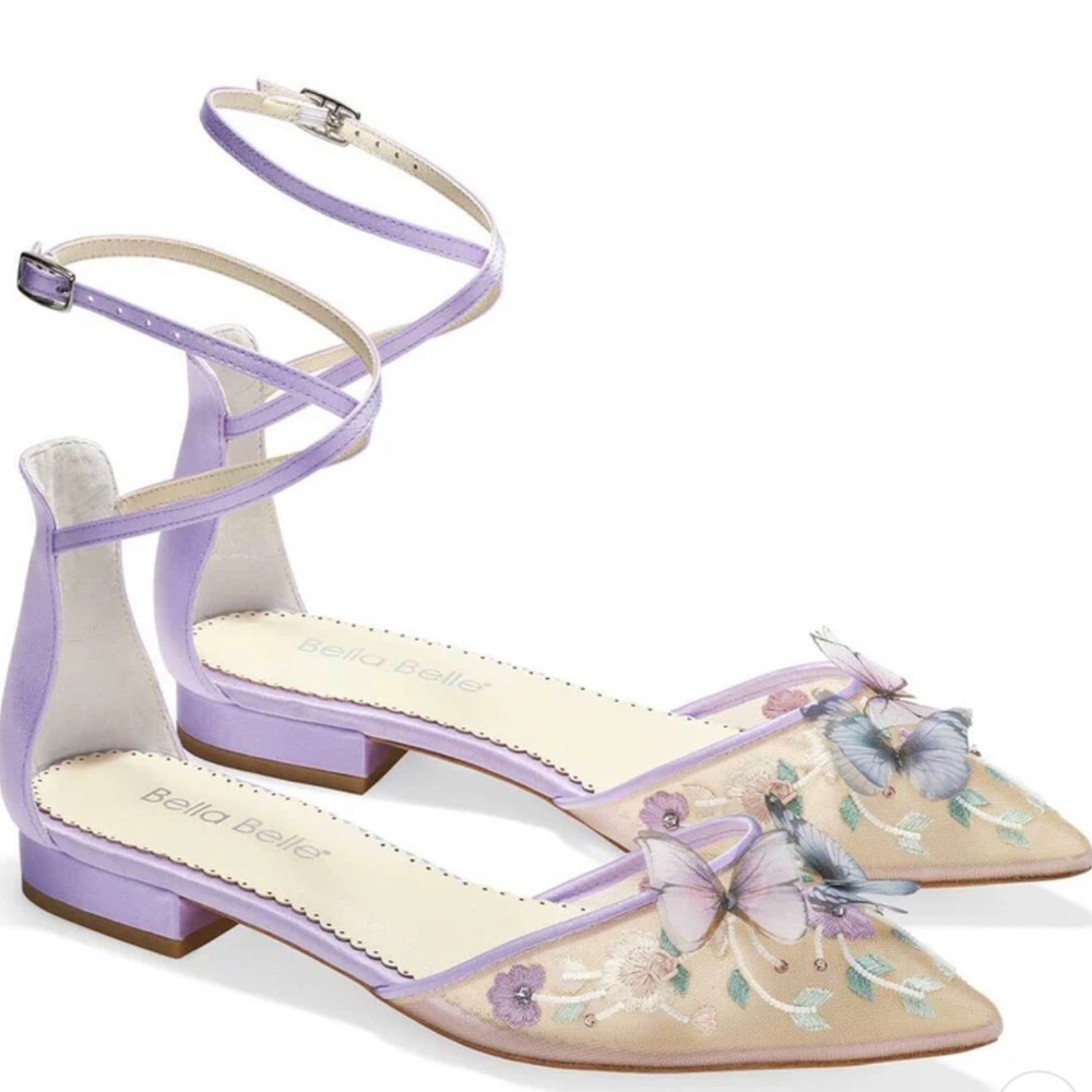 Bella Belle EVERLY
Lavender Garden Party Butterfly Flats Size 7